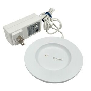 Genuine Ember CM19 CM21 Smart Mug Charging Coaster Base With Power Adapter White